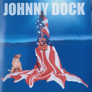 Johnny dock wrapped in the american flag